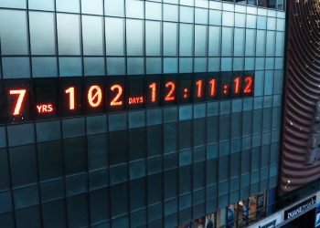 Un reloj para alertar sobre el cambio climático