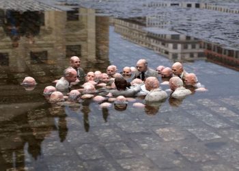 Esperando al Cambio Climático, del artista Isaac Cordal