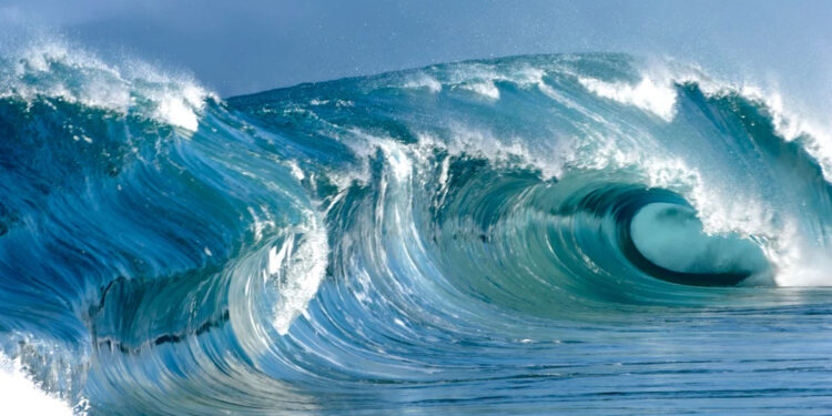 Energía con olas de mar